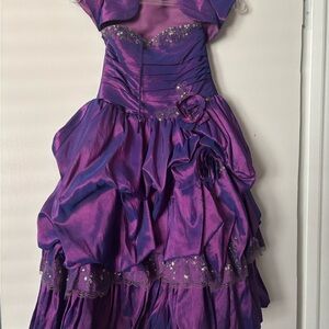 Elegant Purple Kids Formal Dress size 4